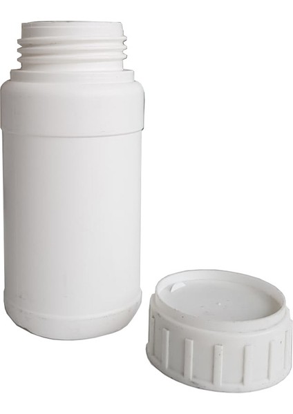 250 ml Boş Polietilen Şişe + Kapak 5 Adet Set