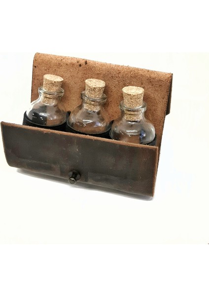 Deri Baharatlık 3 Adet Cam Şişeli fiyatları