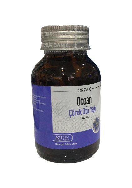 Ocean Çörek Otu Yağı 60 Kapsül Şişe