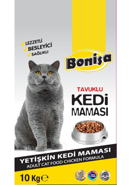 10 kg Tavuklu Yetişkin Kedi Maması