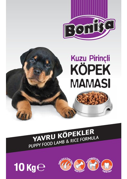 10 kg Köpek Maması Kuzu & Pirinç Yavru
