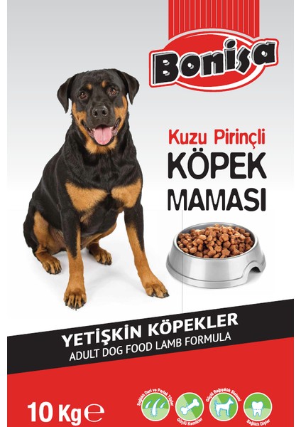 10 kg Köpek Maması Kuzu & Pirinç Yetişkin