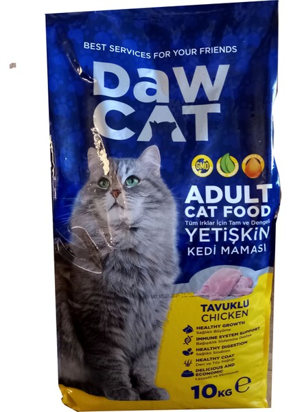 10 kg Tavuklu Yetişkin Kedi Maması