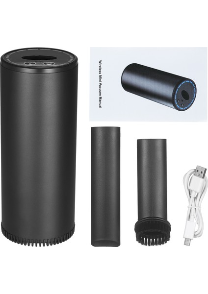 2 In 1 Mini Vakum Akülü USB Şarj Edilebilir El Elektrikli (Yurt Dışından)