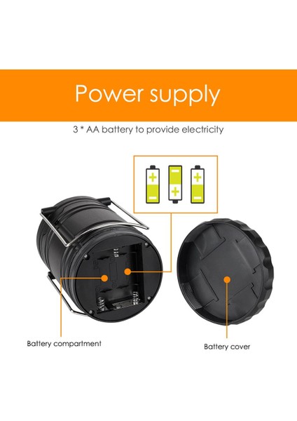 30 LED Çadır Lambası Su Geçirmez Kamp Işık Gücü Taşınabilir Fener (Yurt Dışından) modelleri
