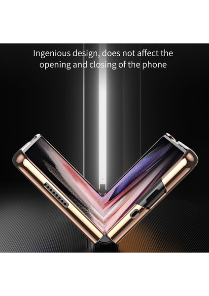 Samsung Galaxy Z Fold 3 5G İçin Telefon Kılıfı - Siyah (Yurt Dışından) fırsatları