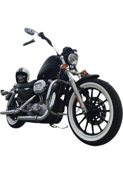Marka Motor 21 Jant Motosiklet Lastik Yanağı Beyaz 4 Adet Yanak