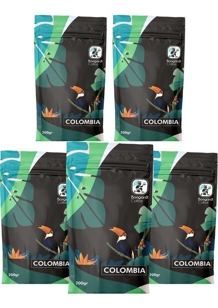 colombia Yöresel Filtre Kahve 4'lü 250 gr