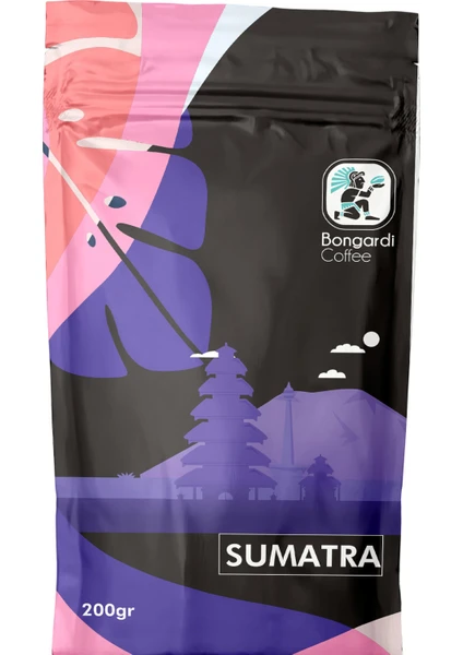 Bongardi Coffee  Endonezya Sumatra Yöresel Filtre Kahve 200 gr Öğütülmüş