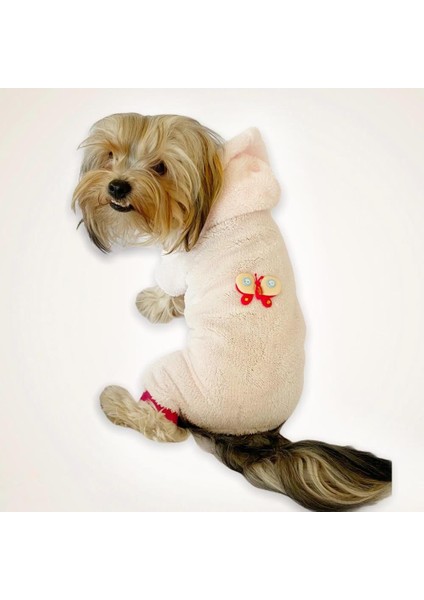 Softie Butterfly Pembe Duo Köpek Tulumu Köpek Kıyafeti Xl