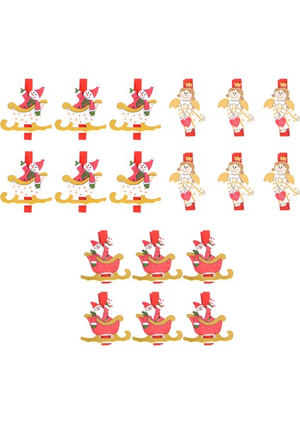 Yılbaşı Kızaklı Mandal Set