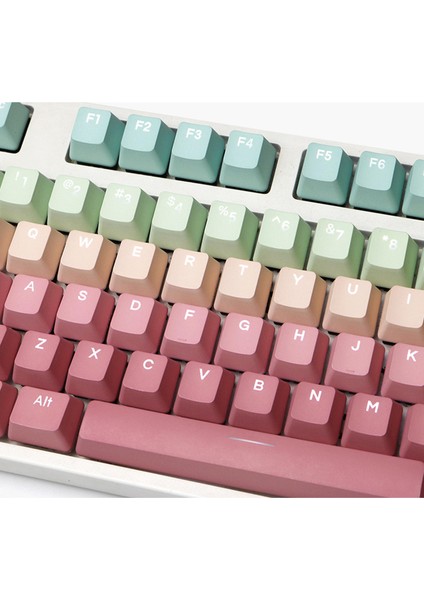 Dıy Dekoratif Pbt 104 Tuşları Keycaps Için 68 Mekanik Klavye Nefis Üst Basılı (Yurt Dışından) modelleri