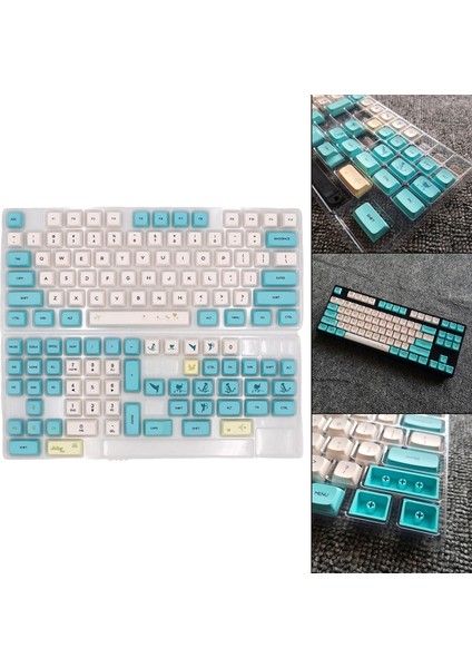 129-TUŞU Pc Gaming Mekanik Klavye Keycaps Pbt Keycaps Ofis (Yurt Dışından) indirimleri