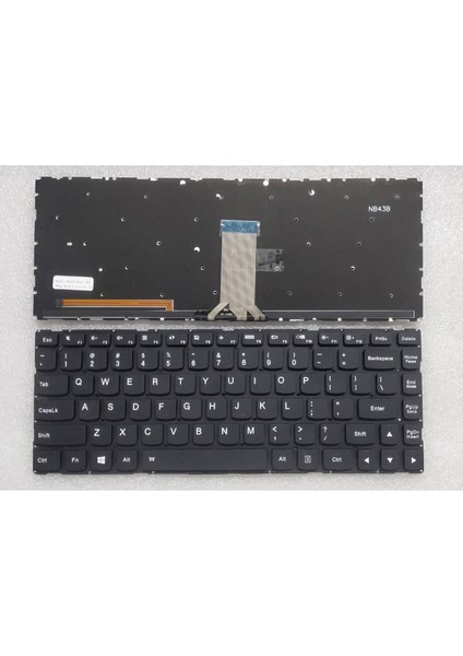 Lenovo U31-70 U41-70 Için Abd Layt Laptop Klavye (Yurt Dışından)