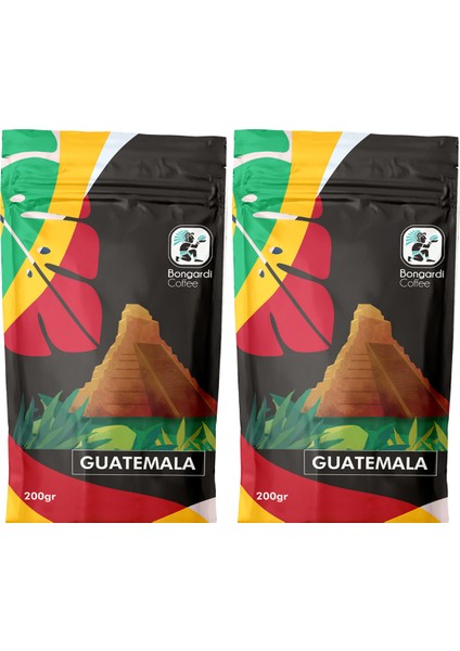 Bongardi Coffee Guatemala Yöresel Filtre Kahve 2 x 200 gr Öğütülmüş