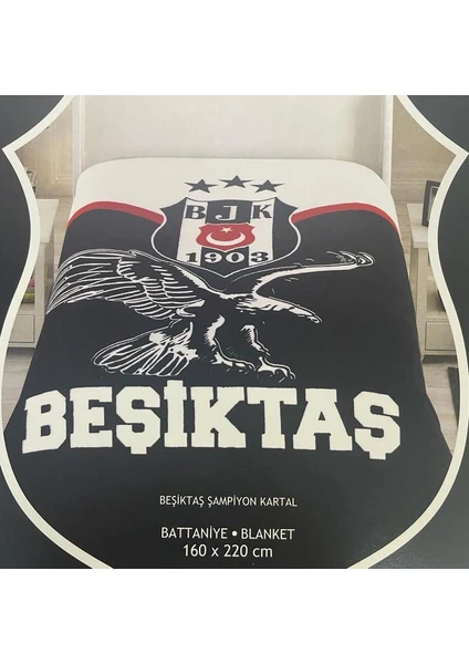 Lisanslı Battaniye Beşiktaş Şampiyon Kartal