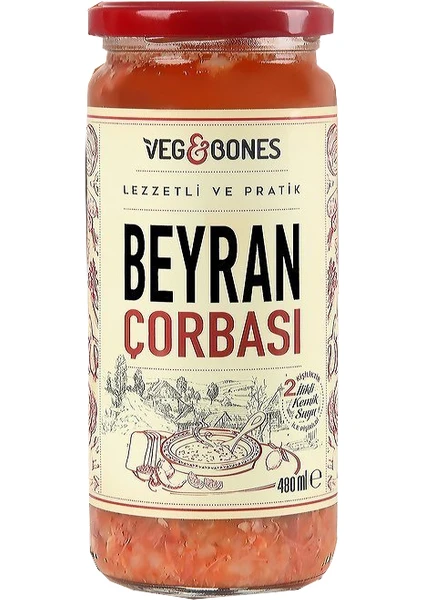 Beyran Çorbası 480 ml Cam Kavanoz