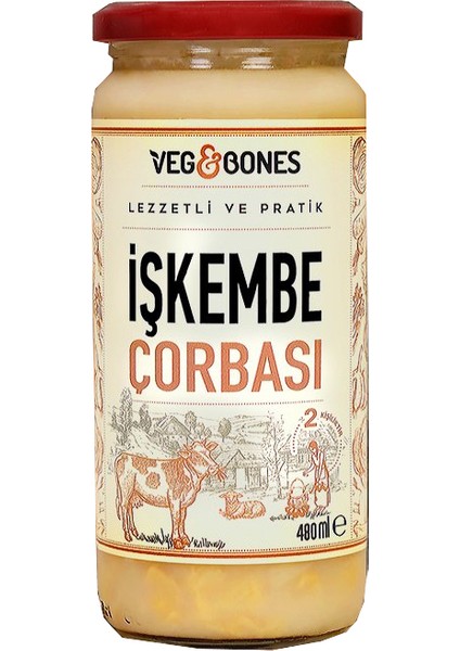 Işkembe Çorbası 480 ml Cam Kavanoz