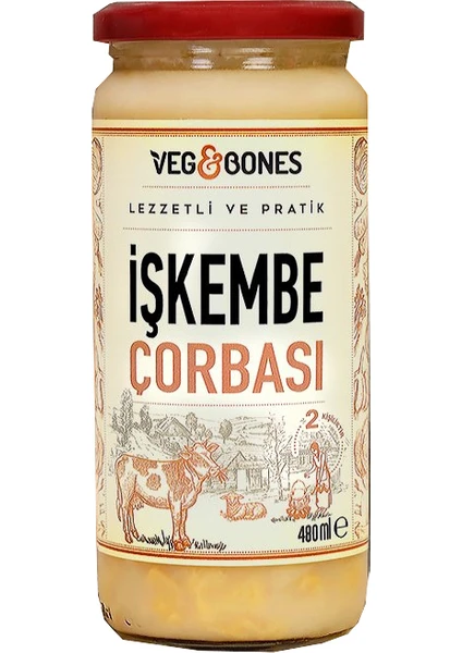 Işkembe Çorbası 480 ml Cam Kavanoz