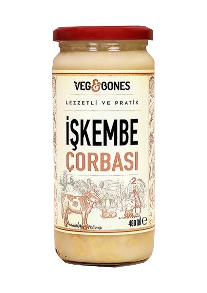 Işkembe Çorbası 480 ml Cam Kavanoz