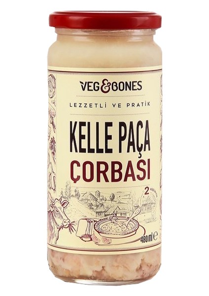 Kelle Paça Çorbası 480 ml Cam Kavanoz