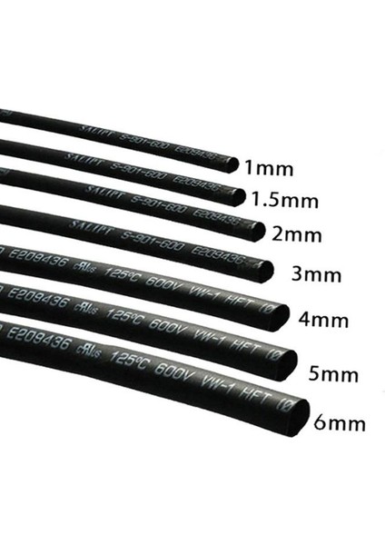 Isı ile Daralan Makaron 1,5 mm (1 Metre)