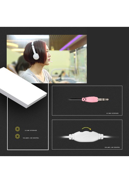 Çocuklar Kulaklıklar 3.5mm Kulak Kulaklık Ayarlanabilir Tek 3.5mm (Yurt Dışından)