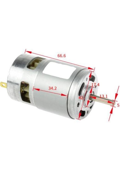 RS775 Dc Spindle Motor RULMANLI(24V 15000RPM)