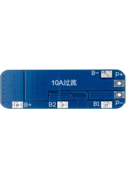 3s 10A Bms 11.1V 18650 Lityum Lipo Pil Şarj Koruma Modülü