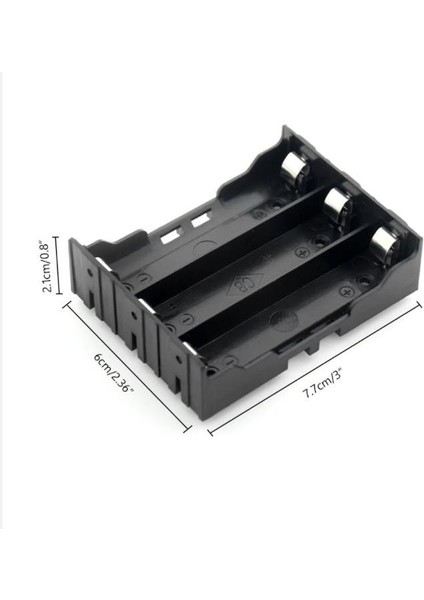 18650 3'lü Pil Yuvası Pcb Montajlı(Lityumli-Ion)
