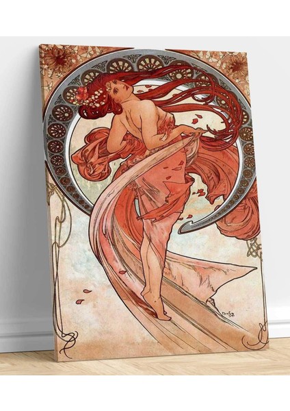 Alphonse Mucha'nın Dansı Kanvas Tablo