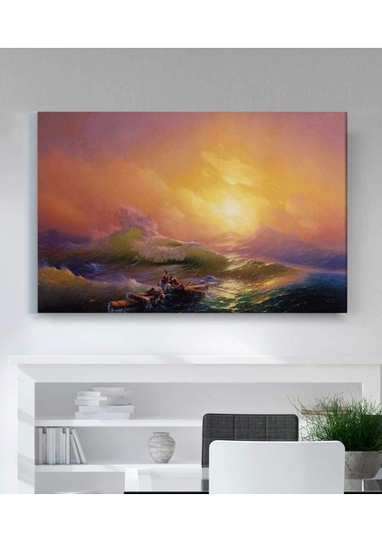 Dokuzuncu Dalga, Ivan Aivazovsky Kanvas Tablo