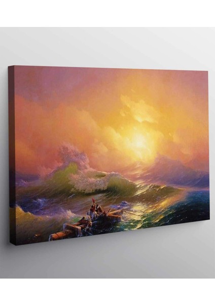 Dokuzuncu Dalga, Ivan Aivazovsky Kanvas Tablo