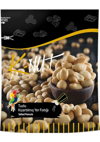 Kuruyemiş K-nut Tuzlu Soslu Kızartılmış Yer Fıstığı 10 x 50 gram