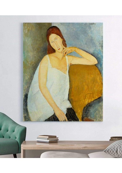 Modigliani Amedeo Kanvas Tablo Jeanne Hebuterne