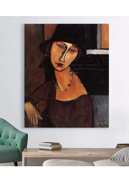 Modigliani Kanvas Tablo Jeanne Hebuterne I