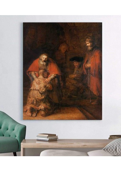 Rembrandt Müsrif Oğul'un Dönüşü Kanvas Tablo
