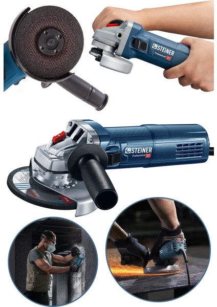 2600W Professional Bakır Sargılı Avuç Içi Spiral Taşlama Makinesi