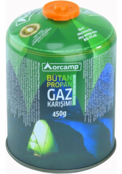 Kamp Gaz Kartuşu Siboplu 450GR 3'lü Set