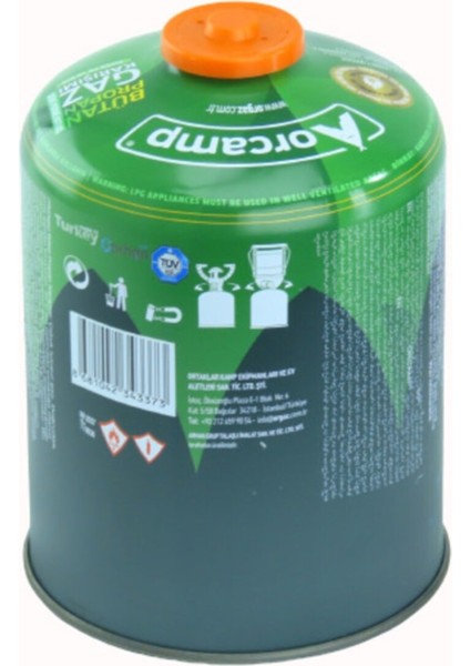 Kamp Gaz Kartuşu Siboplu 450GR 3'lü Set