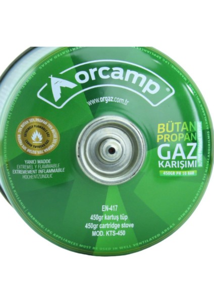 Kamp Gaz Kartuşu Siboplu 450GR 3'lü Set