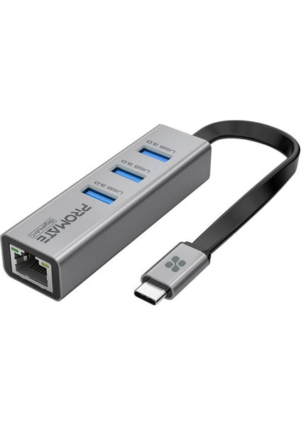 Gigahub-C - USB Hub Eternet Adaptörü 1000Mbps 5Gbps Senkronizasyon