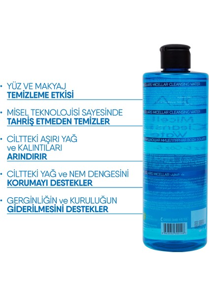 Makyaj Temizleme Suyu Misel Tekn. 400 ml