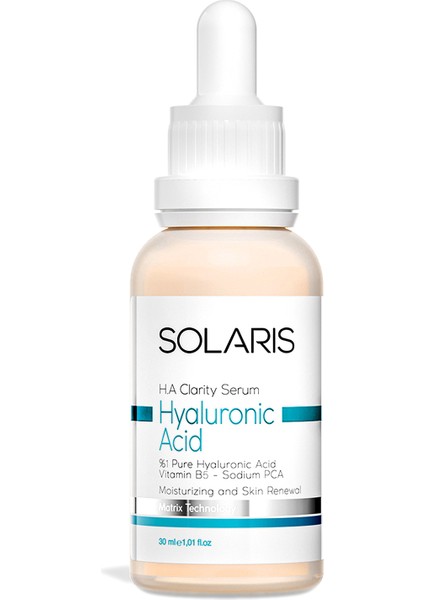 Hyaluronik Asit Serum Nemlendirici 30 ml (