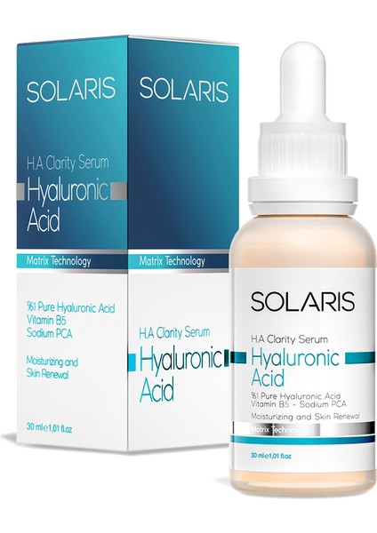 Hyaluronik Asit Serum Nemlendirici 30 ml (
