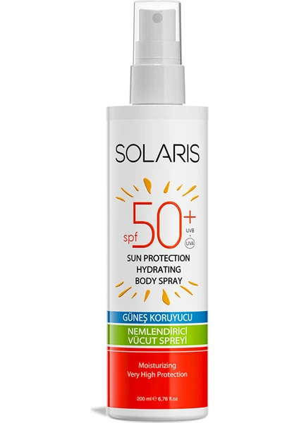 Güneş Koruyucu Krem Sprey SPF 50+ Yüksek Koruma 200 ml