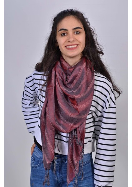 El Dokuması Kadın Ipek Şal