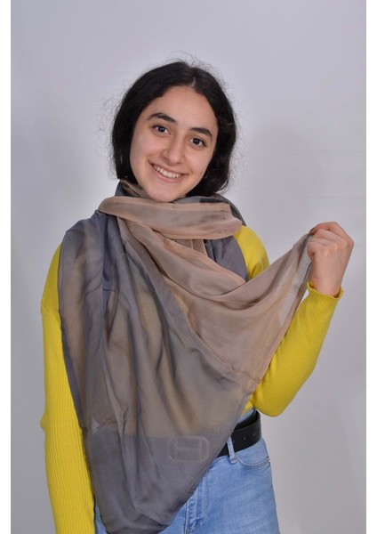 Çift Katlı Kadın Ipek Şal
