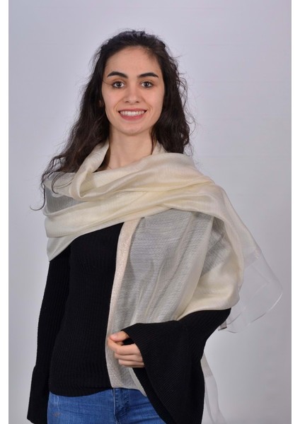 El Dokuması Kadın Ipek Şal