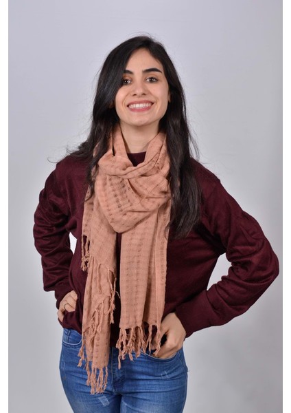 El Dokuması Kadın Ham Ipek Şal